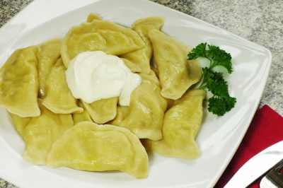 Вареники картофель/Handmade potato raviolli