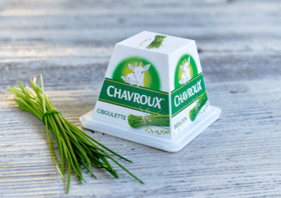 Сыр козий, ILE DE FRANCE CHAVROUX CIBOULETTE 150 гр 