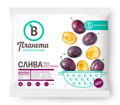 Слива б/к, Планета Витаминов, 300 г