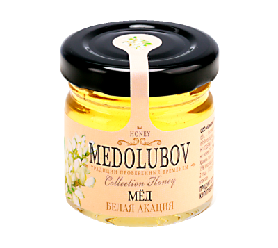 Мед Белая акация Медолюбов 40 гр,