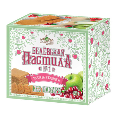 Пастила Клюква б/с (2*50)100 гр
