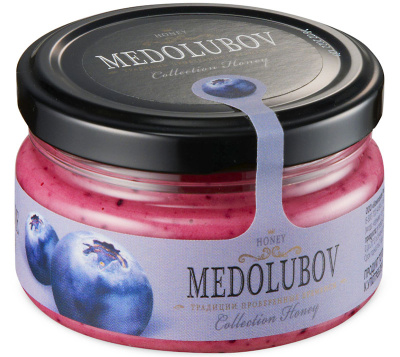 Мед Черника Медолюбов,120 гр.