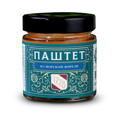 Паштет из морской форели170гр.