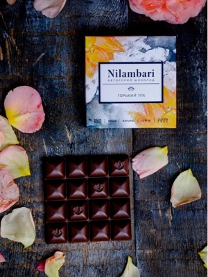 Шоколад Nilambari горький 70% 65 г