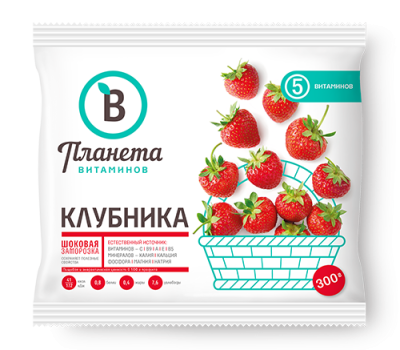 Клубника, Планета Витаминов, 300 г
