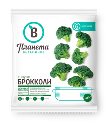 Капуста Брокколи, Планета Витаминов 400 гр