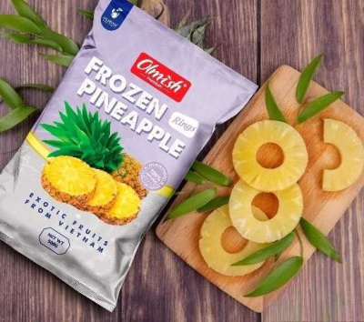 Ананас замороженный, 500 гр кольца 