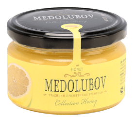 Крем-мед "Лимон", Медолюбов, 120 гр.