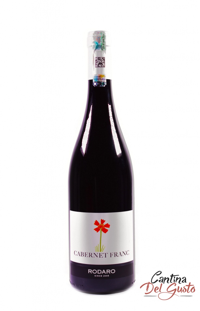 Родаро Красное сухое вино Cabernet Franc Dop Friuli Colli Orientali, 2017, 13%, 0,750