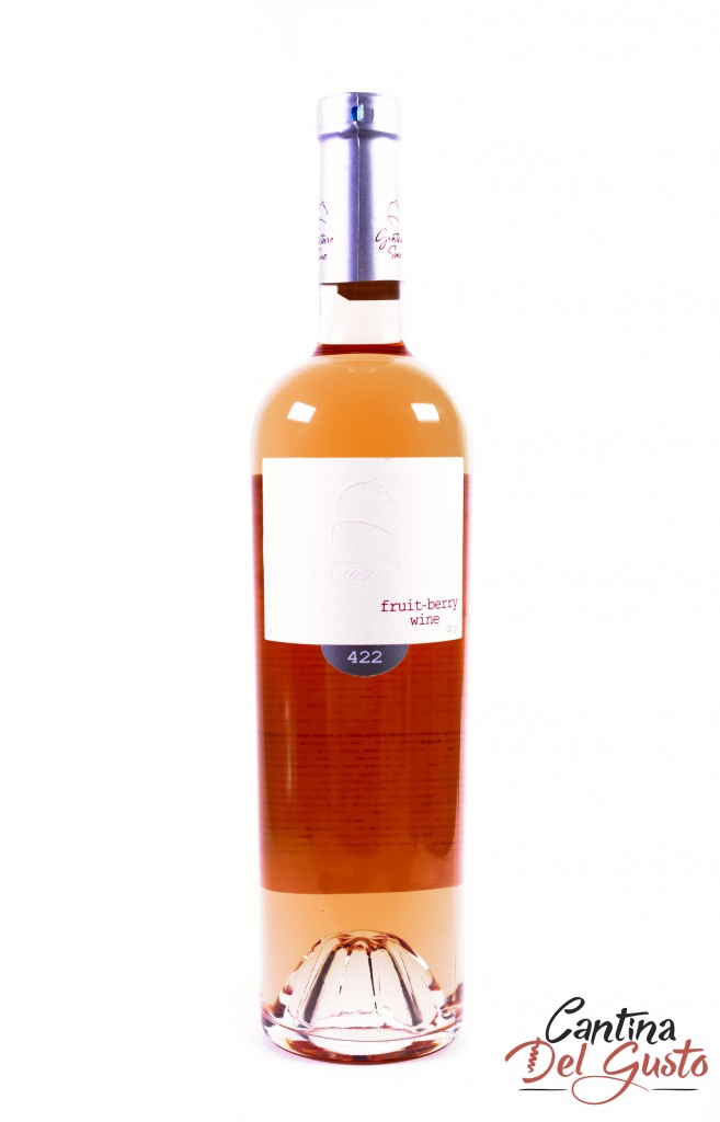 Розовое вино из фруктов и ягод 422, сухое, 12% 0.75л Lietungė