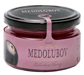 Крем-мед "Черная смородина", Медолюбов, 130 гр.