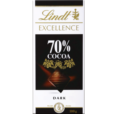 Шоколад LINDT EXCELLENCE (Экселленс), 70% КАКАО, 100 гр