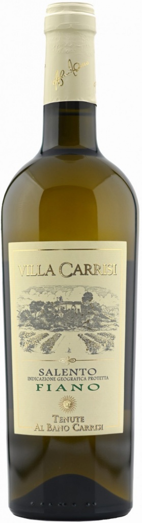 Белое сухое вино Villa Carrisi Fiano IGP Salento, 2019, 12,5%, 0,750
