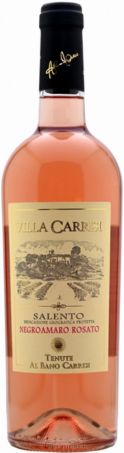 Розовое сухое вино Villa Carrisi Rosato Negroamaro IGP Salento, 2018 (19.03.2019), 12,5%, 0,750